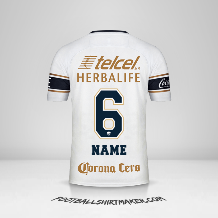 Shirt Pumas UNAM 2017/18 -  name - 6