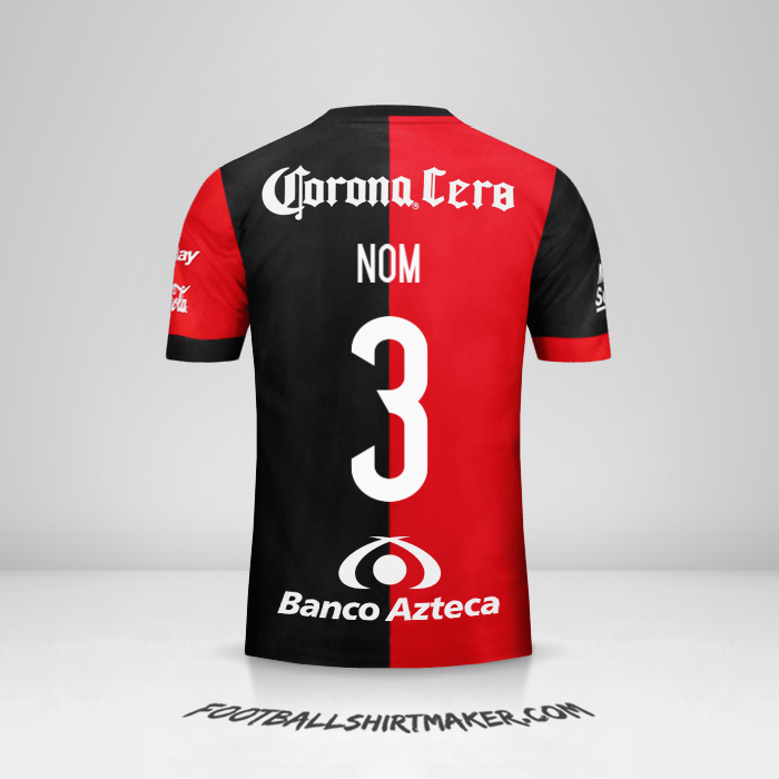 Maillot Atlas 2017/18 -  nom - 3