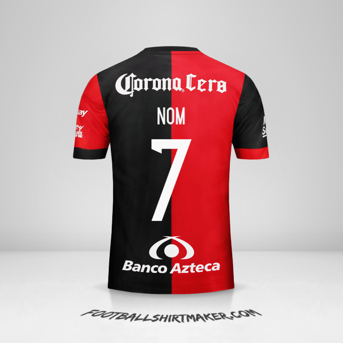 Maillot Atlas 2017/18 -  nom - 7