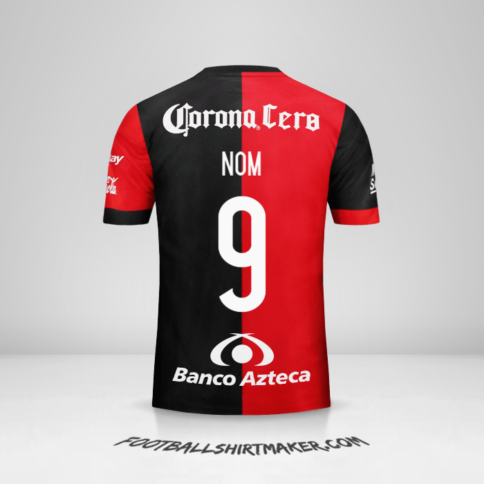 Maillot Atlas 2017/18 -  nom - 9