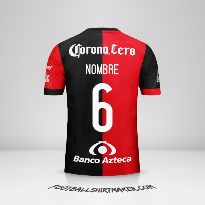 Jersey Atlas 2017/18 -  nombre - 6