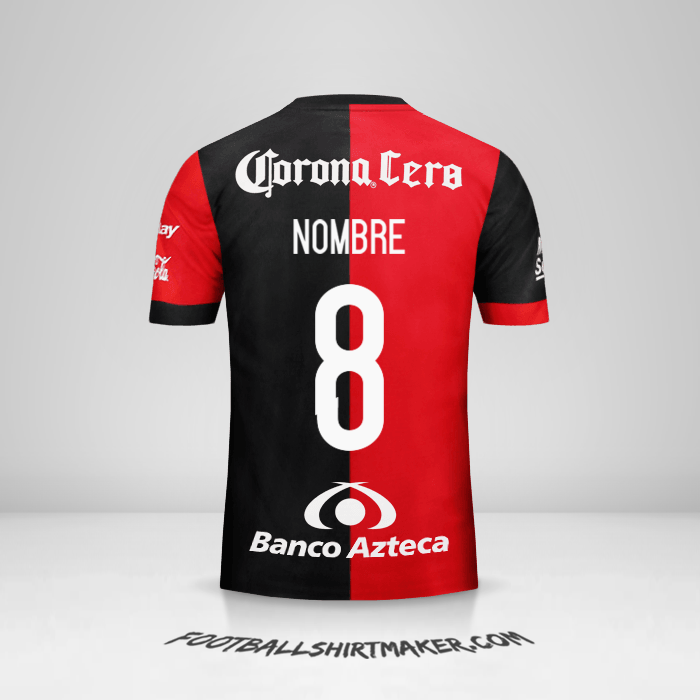 Jersey Atlas 2017/18 -  nombre - 8