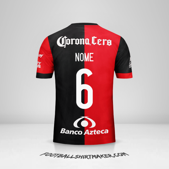 Camisola Atlas 2017/18 -  nome - 6