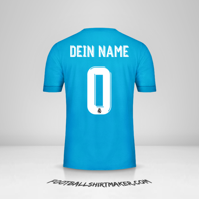 Trikot Real Madrid CF Cup 2017/18 III -  dein name - 0
