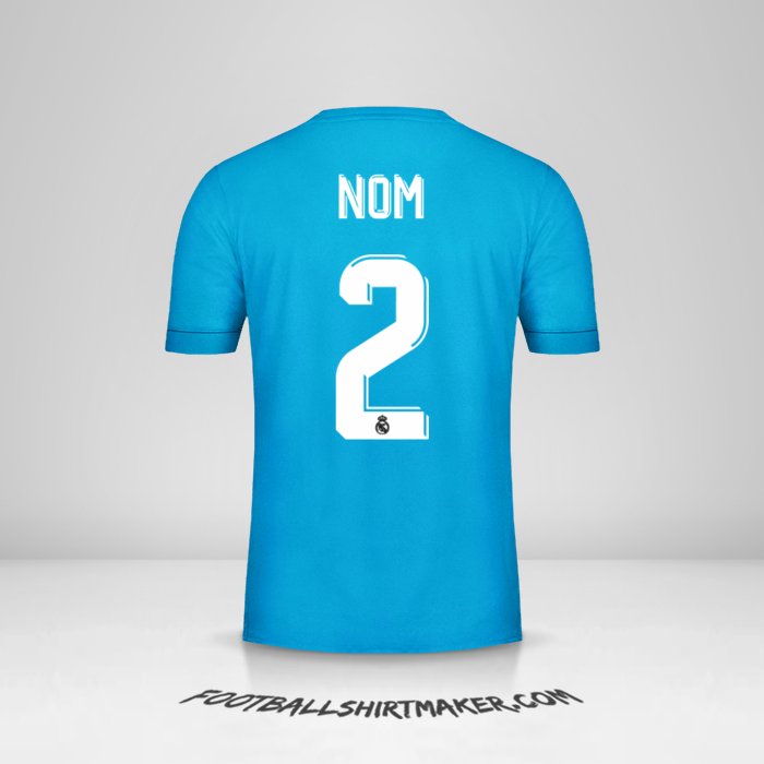 Maillot Real Madrid CF Cup 2017/18 Troisième -  nom - 2