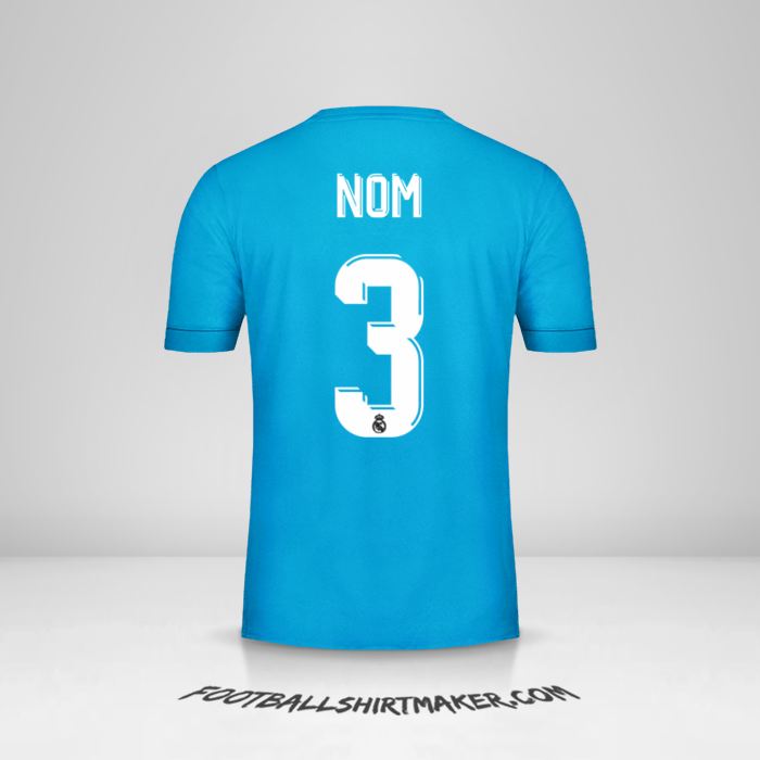 Maillot Real Madrid CF Cup 2017/18 Troisième -  nom - 3