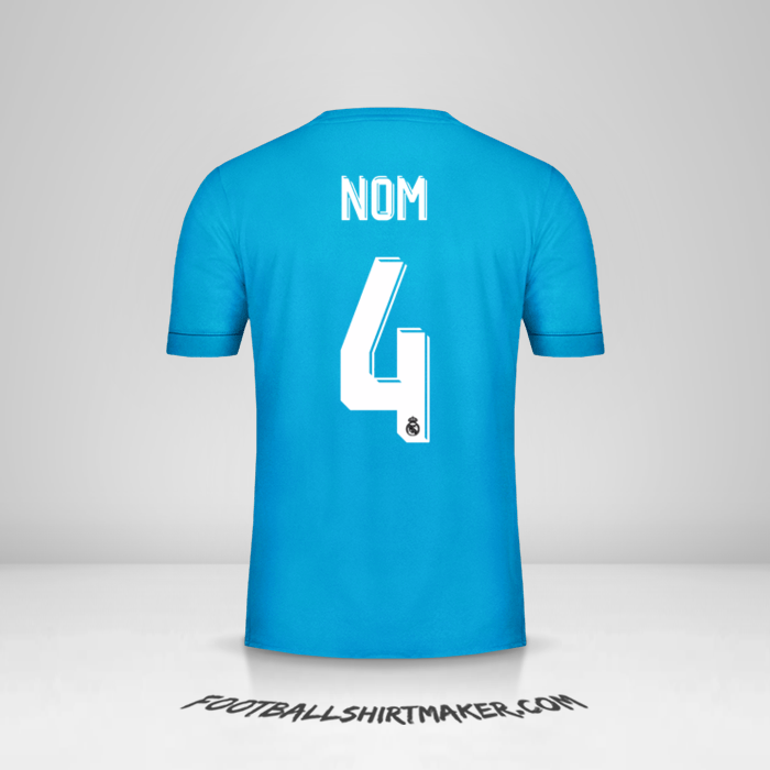 Maillot Real Madrid CF Cup 2017/18 Troisième -  nom - 4