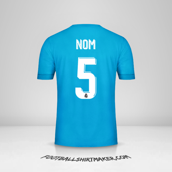 Maillot Real Madrid CF Cup 2017/18 Troisième -  nom - 5