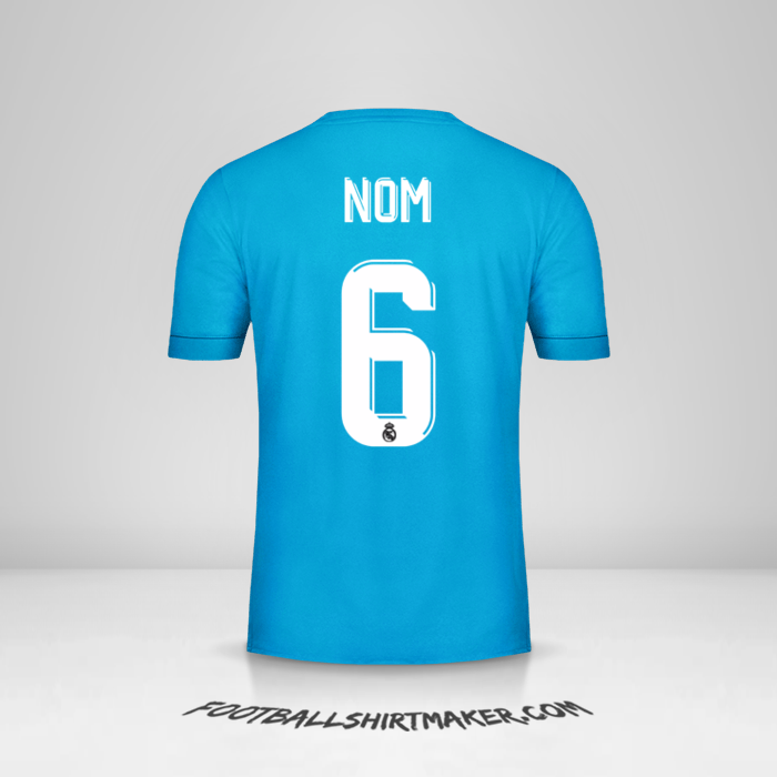 Maillot Real Madrid CF Cup 2017/18 Troisième -  nom - 6