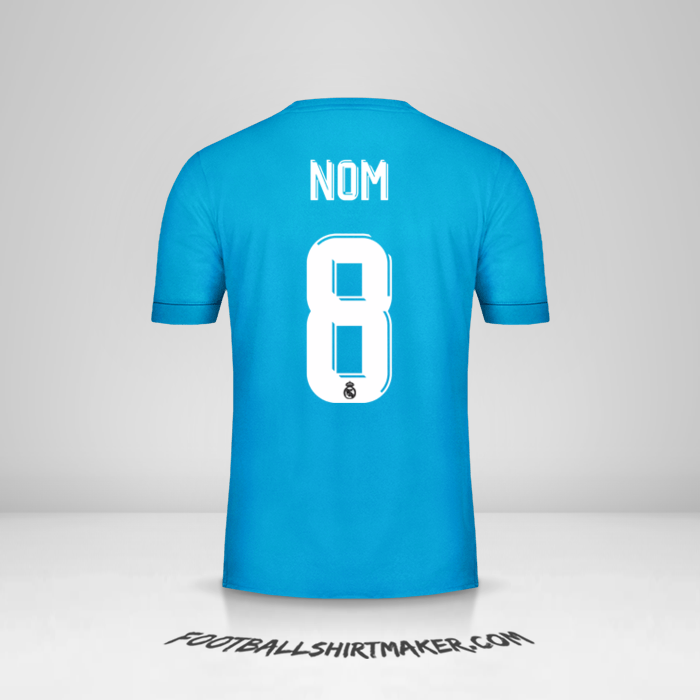 Maillot Real Madrid CF Cup 2017/18 Troisième -  nom - 8