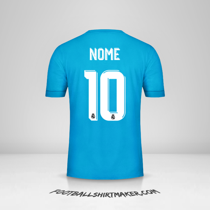 Maglia Real Madrid CF Cup 2017/18 Terza -  nome - 10