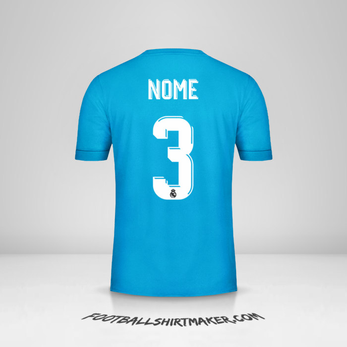 Camisa Real Madrid CF Cup 2017/18 Terceira -  nome - 3
