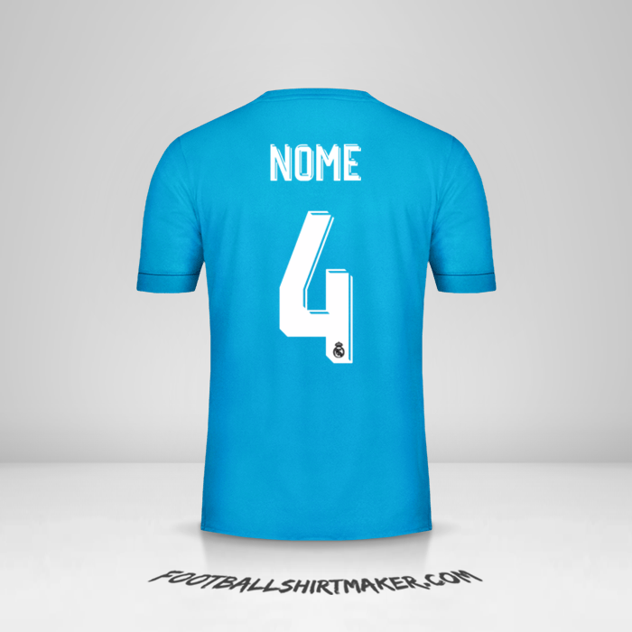 Camisa Real Madrid CF Cup 2017/18 Terceira -  nome - 4