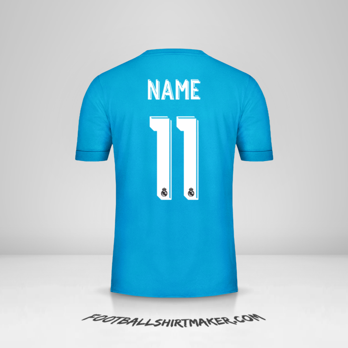 Shirt Real Madrid CF Cup 2017/18 Third -  name - 11