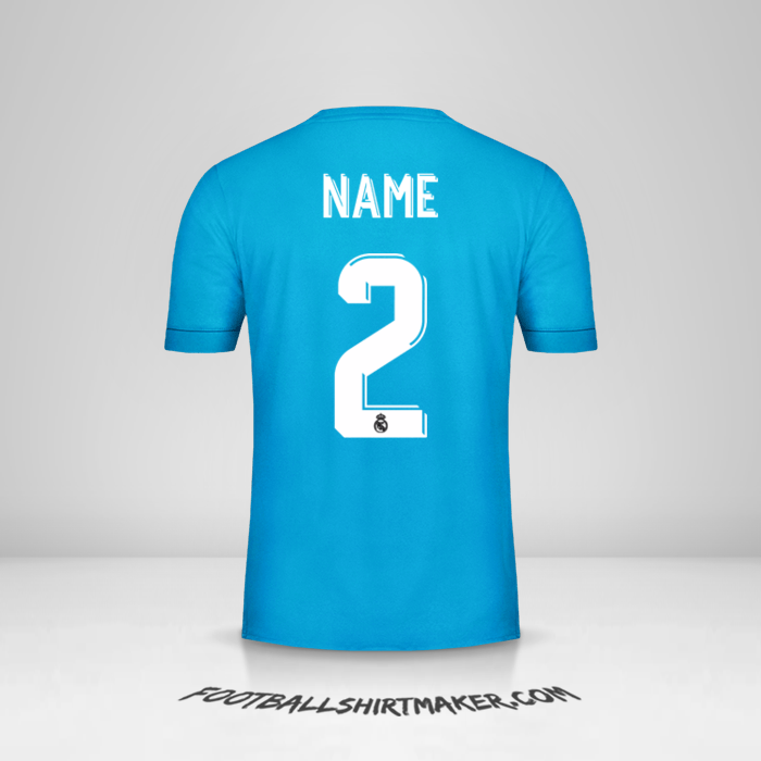 Shirt Real Madrid CF Cup 2017/18 Third -  name - 2