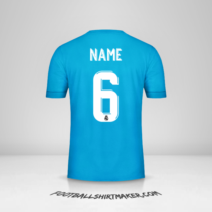 Shirt Real Madrid CF Cup 2017/18 Third -  name - 6