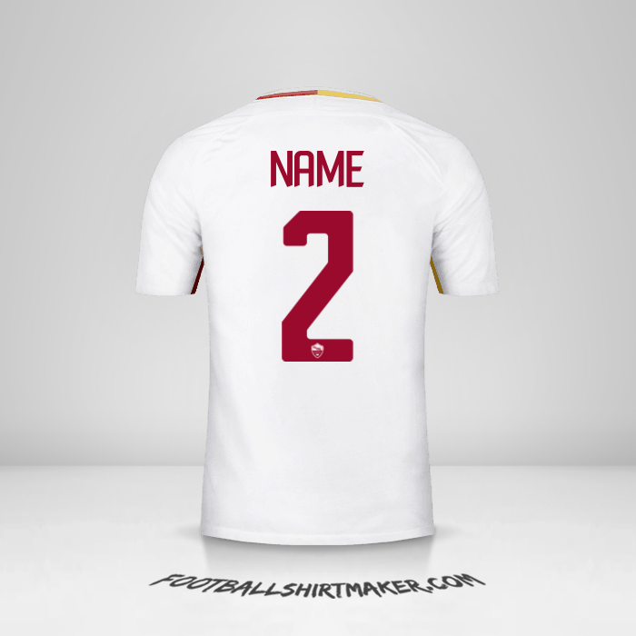 Shirt AS Roma 2017/18 Away -  name - 2