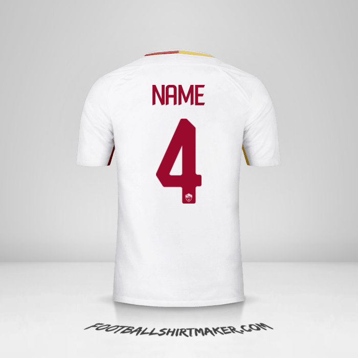 Shirt AS Roma 2017/18 Away -  name - 4