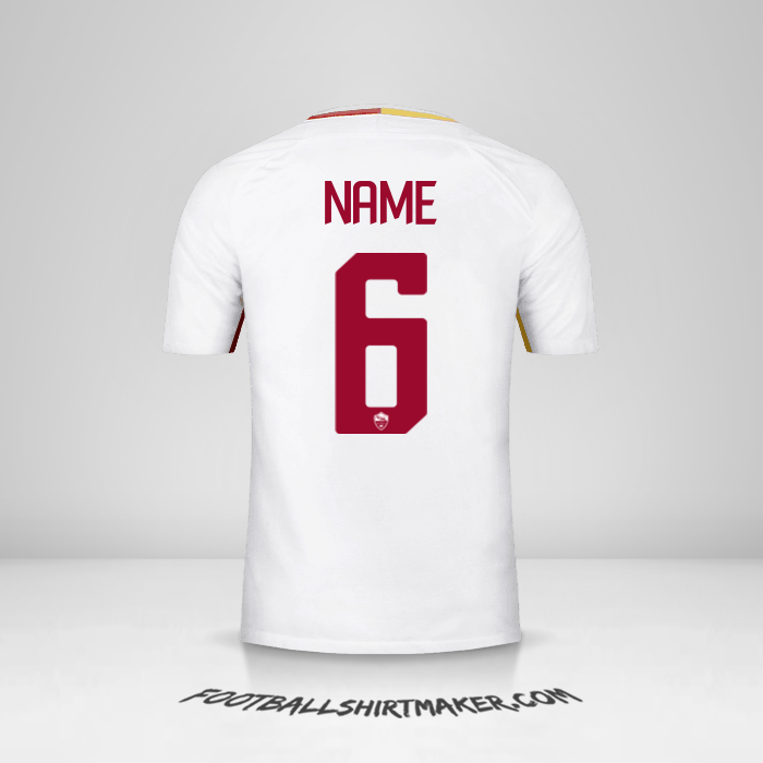 Shirt AS Roma 2017/18 Away -  name - 6