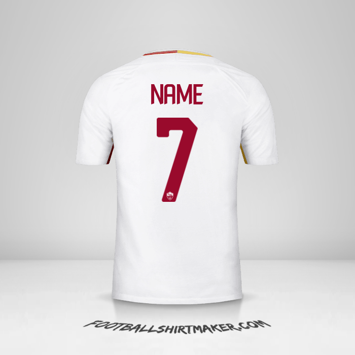Shirt AS Roma 2017/18 Away -  name - 7