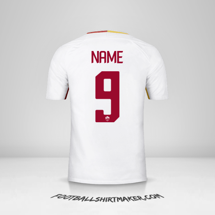 Shirt AS Roma 2017/18 Away -  name - 9