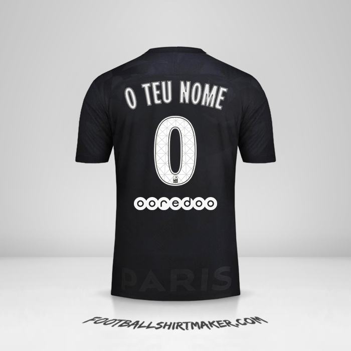 Camisola Paris Saint Germain 2017/18 III -  o teu nome - 0