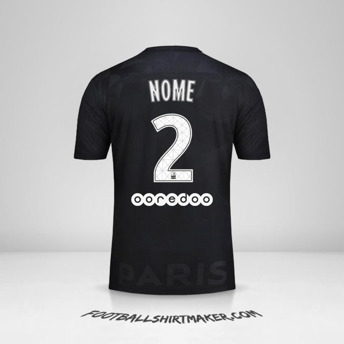 Maglia Paris Saint Germain 2017/18 Terza -  nome - 2
