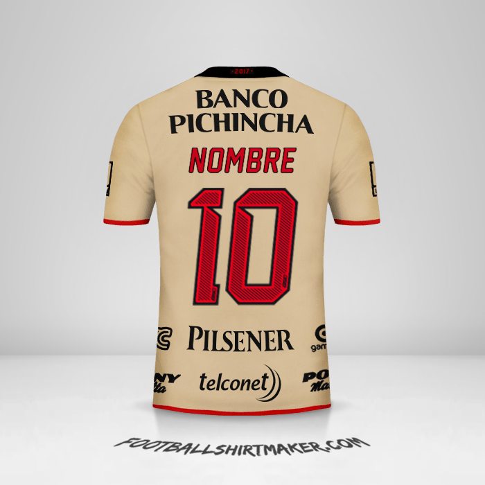 Camiseta Barcelona SC 92 Años -  nombre - 10