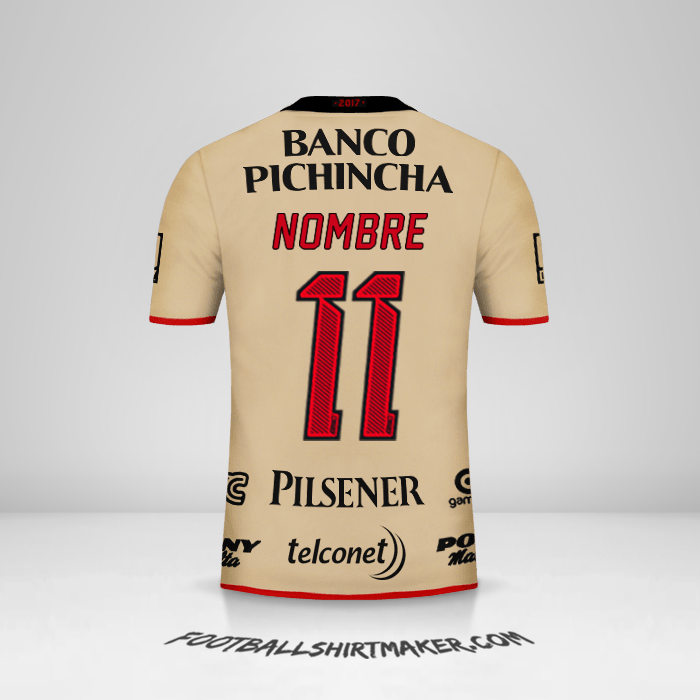 Camiseta Barcelona SC 92 Años -  nombre - 11