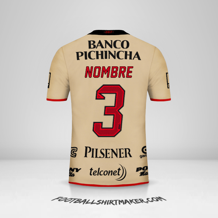 Camiseta Barcelona SC 92 Años -  nombre - 3