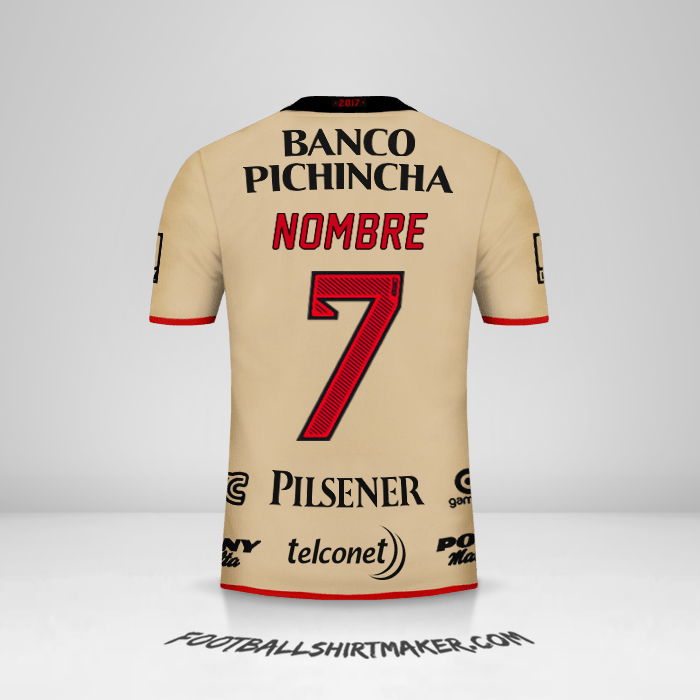 Jersey Barcelona SC 92 Años -  nombre - 7