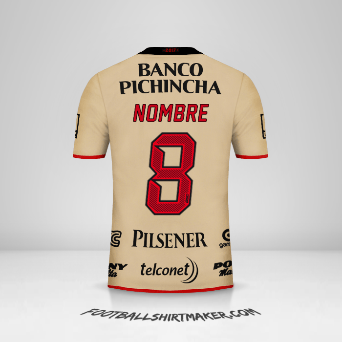 Camiseta Barcelona SC 92 Años -  nombre - 8