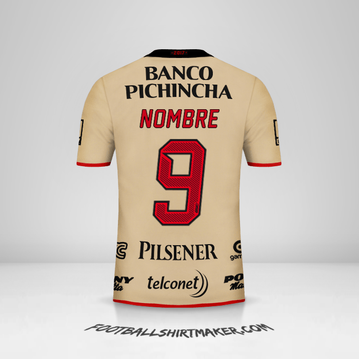 Camiseta Barcelona SC 92 Años -  nombre - 9