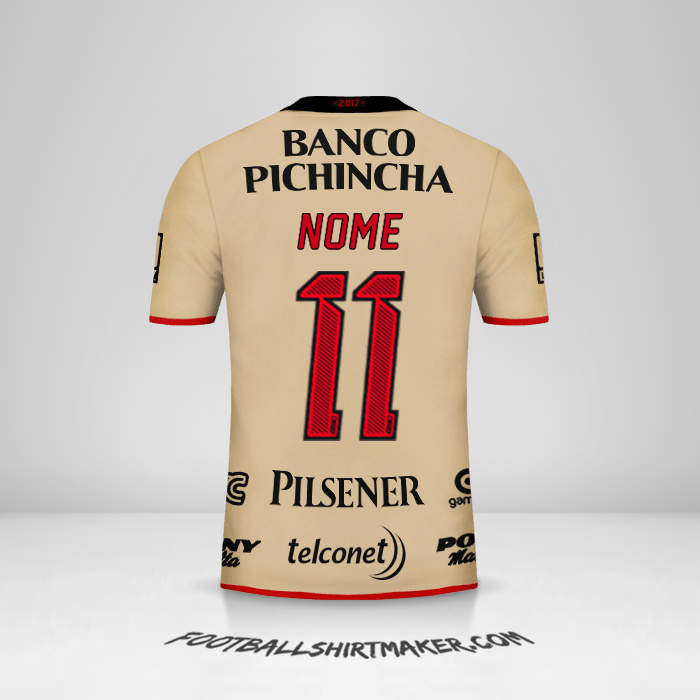Camisa Barcelona SC 92 Anos -  nome - 11