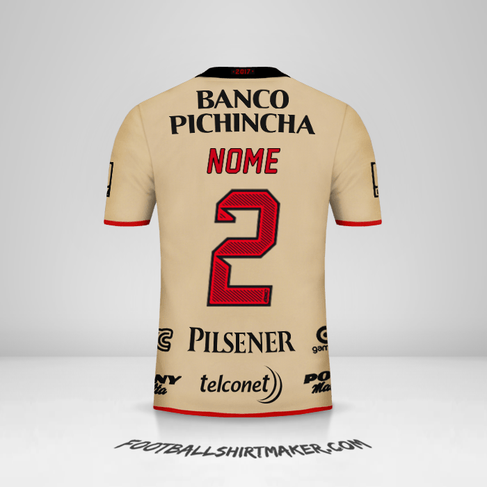Camisa Barcelona SC 92 Anos -  nome - 2