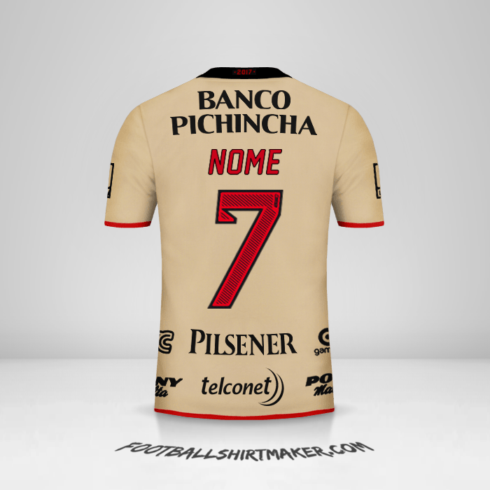 Camisola Barcelona SC 92 Anos -  nome - 7