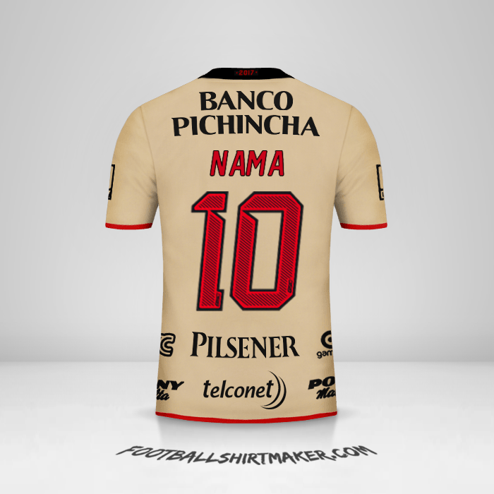 Jersey Barcelona SC 92 Tahun -  nama - 10