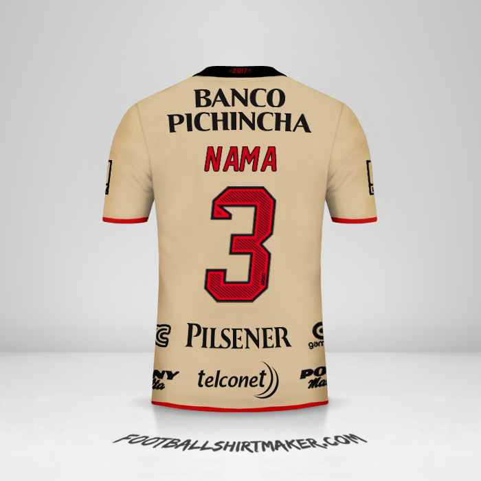 Jersey Barcelona SC 92 Tahun -  nama - 3