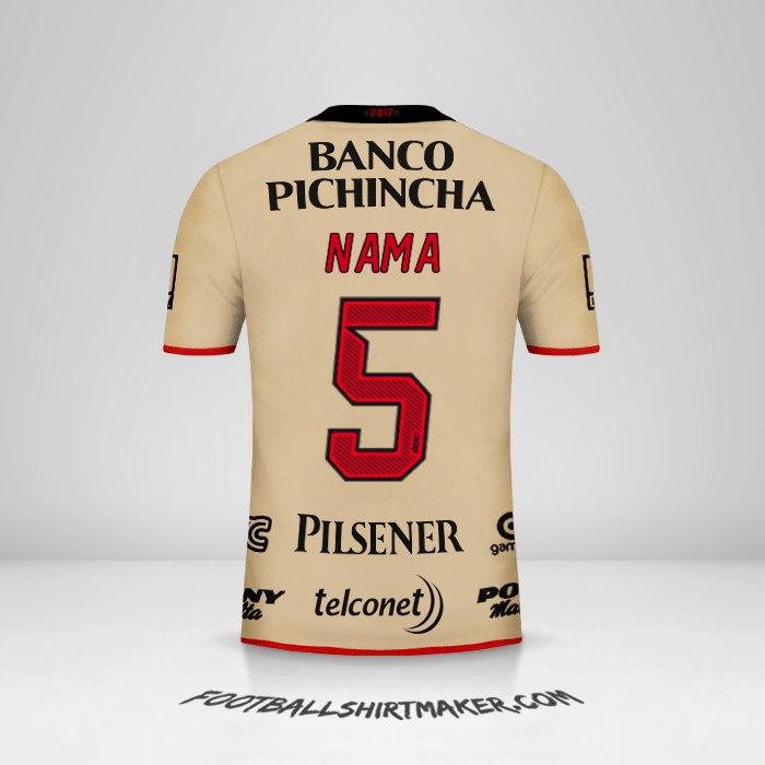 Jersey Barcelona SC 92 Tahun -  nama - 5