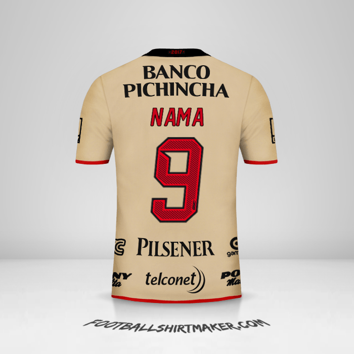 Jersey Barcelona SC 92 Tahun -  nama - 9