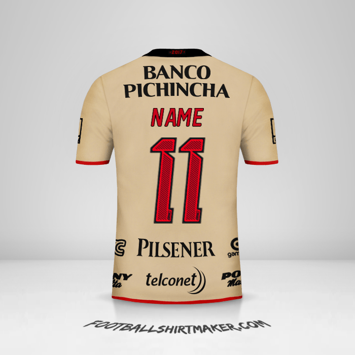 Jersey Barcelona SC 92 Years -  name - 11
