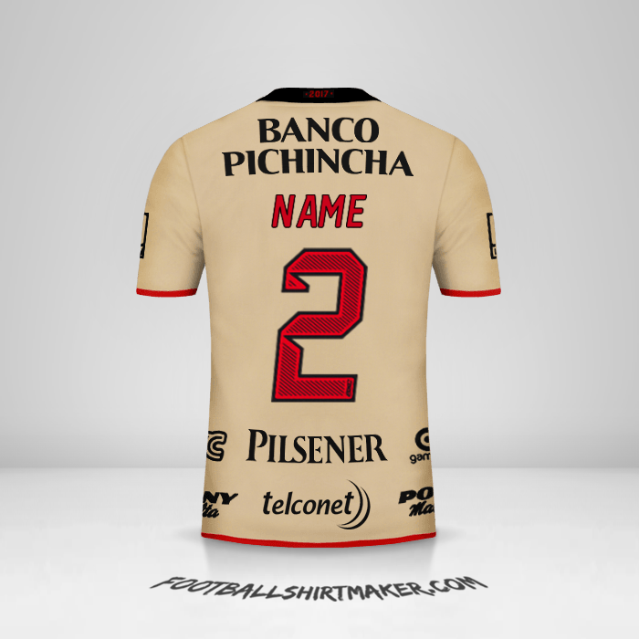 Shirt Barcelona SC 92 Years -  name - 2