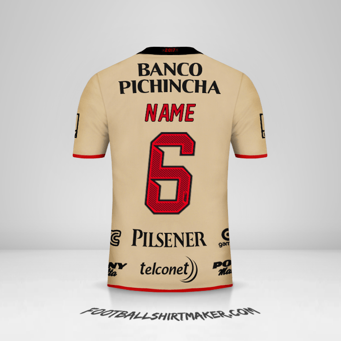 Trikot Barcelona SC 92 Jahre -  name - 6