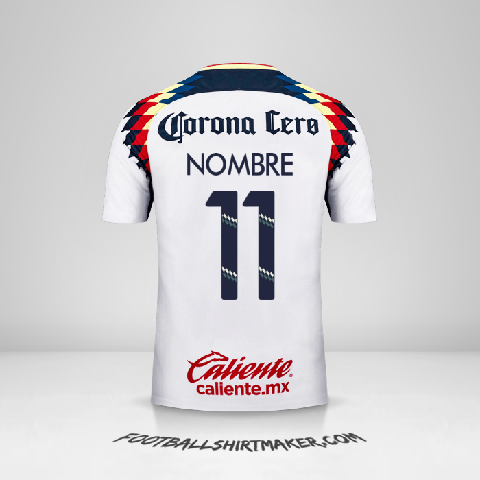 Jersey Club America 2017/18 Visita -  nombre - 11