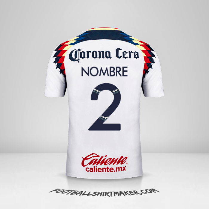 Jersey Club America 2017/18 Visita -  nombre - 2