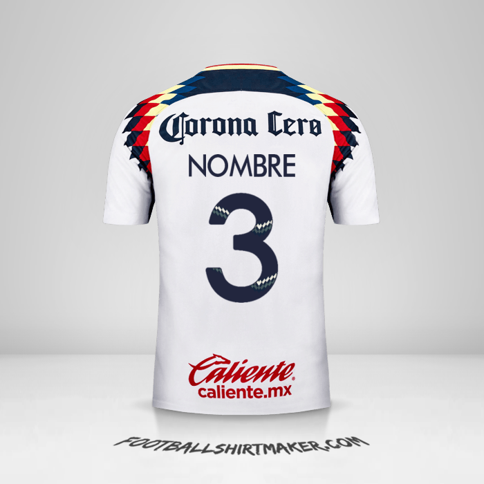 Jersey Club America 2017/18 Visita -  nombre - 3