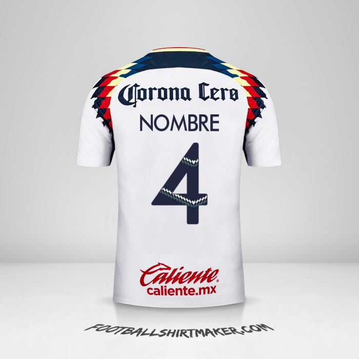 Jersey Club America 2017/18 Visita -  nombre - 4