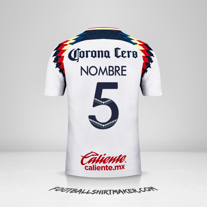 Jersey Club America 2017/18 Visita -  nombre - 5