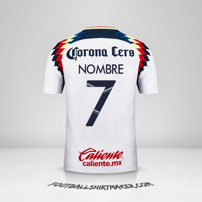 Jersey Club America 2017/18 Visita -  nombre - 7