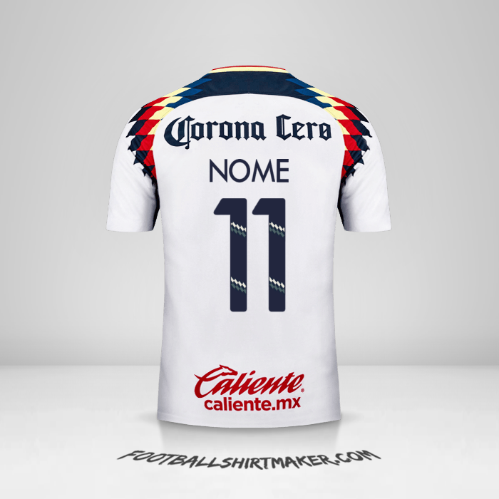 Maglia Club America 2017/18 Seconda -  nome - 11